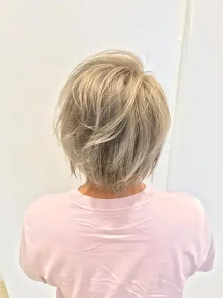 ミディアム カラー 髪質改善カラーリスト /根本雄貴のヘアスタイル