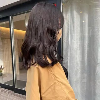 セミロング カラー ayaka ［sou］のヘアスタイル