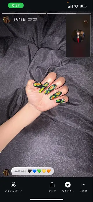 ネイル Mネイル 名駅本店所属・枇杷 百華のネイルデザイン