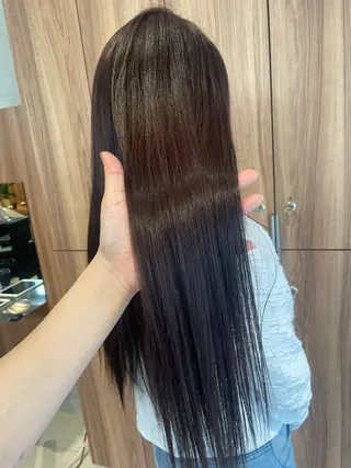 ロング kou🌥️レイヤー /艶カラーのヘアスタイル