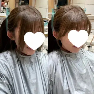 ロング 内田 志乃のヘアスタイル