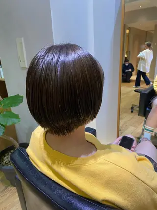ショート 大人可愛い♡コテ巻き パーマ🌼杉田 萌恵のヘアスタイル