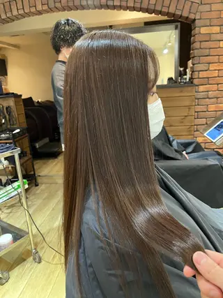 ロング カラー 中園康 /カラー/ブリーチのヘアスタイル