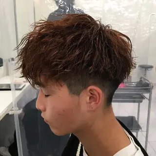 ショート カラー パーマ メンズ 🔥メンズ特化🔥 木村 祐太のヘアスタイル
