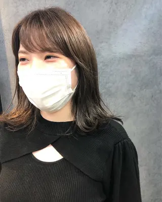 ミディアム カラー ヘアアレンジ メンズ特化✂️栗原 侑也のヘアスタイル