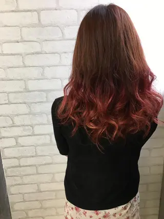 セミロング 髪質改善×レイヤー 高嶋のヘアスタイル
