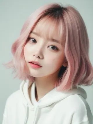 ショート カラー ヘアアレンジ 渋谷のブリーチカラー シェフ🧑‍🍳蓮のヘアスタイル