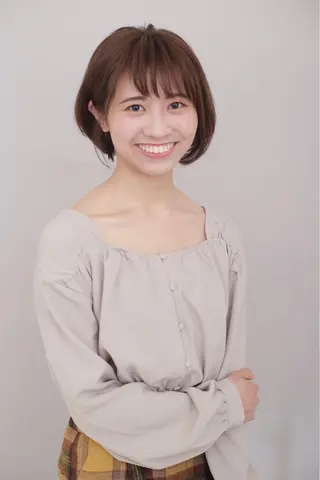 ショート カラー パーマ 佐川 友里のヘアスタイル