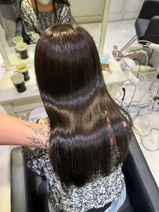 セミロング 🟠髪質改善縮毛矯正 YUTO🟠のヘアスタイル