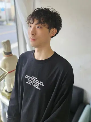 メンズ 熊野 タイソンのヘアスタイル