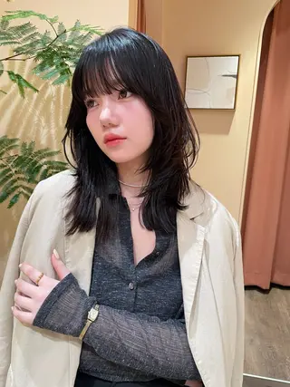 ミディアム 髙塚碧🇰🇷 韓国ヘア🎗️のヘアスタイル