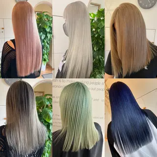 ロング カラー ブリーチ👩🦳/ ✂︎MANAMIのヘアスタイル