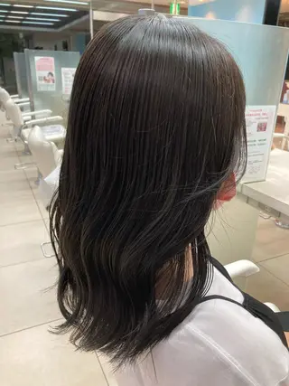 ミディアム カラー 🫧ダメージレス🫧 松下のヘアスタイル