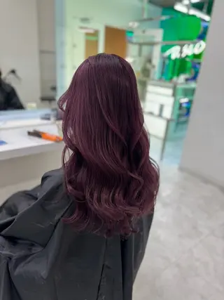 カラー うる艶ストレート♡透 明感カラー♡かずまるのヘアスタイル