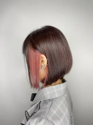 カラー 🎖大人ショート🎖 河越守のヘアスタイル