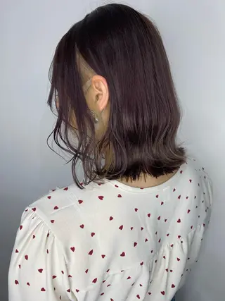 ミディアム カラー 髪質改善サロン🫧 戎谷栞菜のヘアスタイル