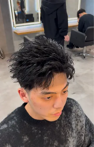 ショート ヘアアレンジ メンズ 【札幌メンズ特化】 🔥RIKU🔥のヘアスタイル