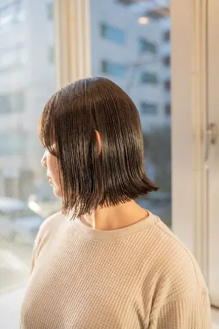 ミディアム Lazo/ 原弥和子のヘアスタイル