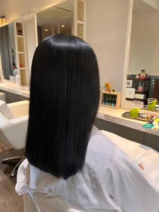 セミロング 福本 好子のヘアスタイル