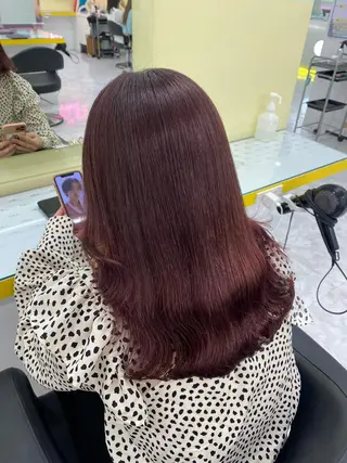 ミディアム カラー パーマ ヘアアレンジ メンズ キッズ ネイル マツエク・マツパ アイブロウ 🐩推し活🐩 FUTABA🍒のヘアスタイル