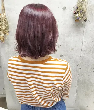 ミディアム カラー ヘアアレンジ Satsuki ✂︎♡のヘアスタイル