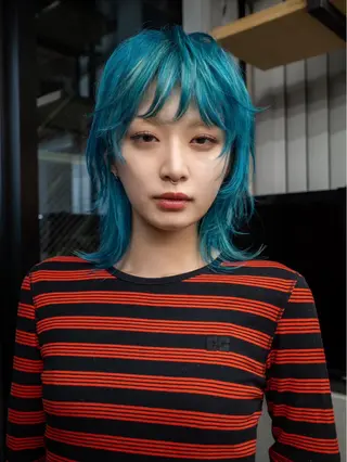 ミディアム Morishita Miyuのヘアスタイル