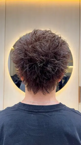 メンズ 大人メンズパーマ メンズ特化　萱原大幹のヘアスタイル