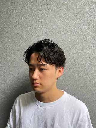 パーマ メンズ 葛西/barber/ 相山琉磨のヘアスタイル