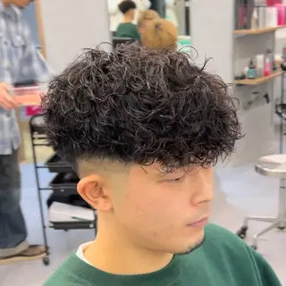 パーマ メンズ メンズパーマ特化 美容師/ハルキのヘアスタイル