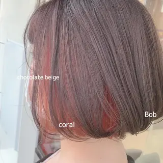 ショート カラー レイヤーカット// メイのヘアスタイル