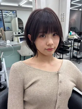 ミディアム 似合わせカラー× ウルフカット/ホマレのヘアスタイル