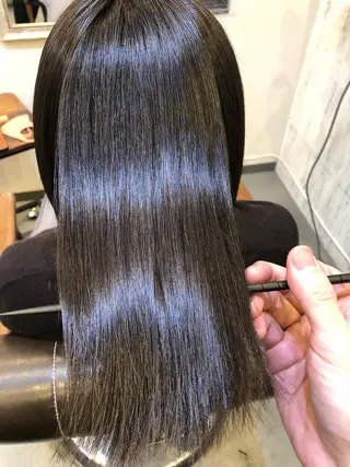 ミディアム 北堀江【HUE】 アオキ　コータのヘアスタイル