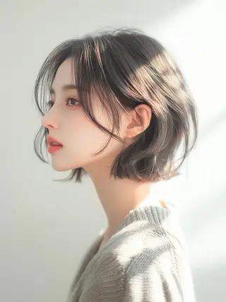 ミディアム くびれミディアム/似 合わせ/鎌倉/edAのヘアスタイル