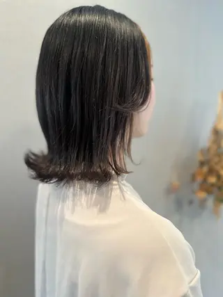 ミディアム カラー K Harukaのヘアスタイル