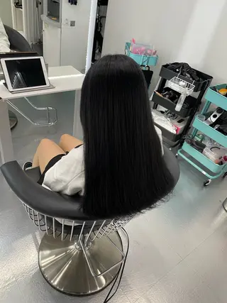 ロング カラー 野崎/酸性ストレート /天王寺のヘアスタイル