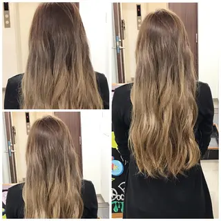 ロング カラー ヤナ マネージャーのヘアスタイル