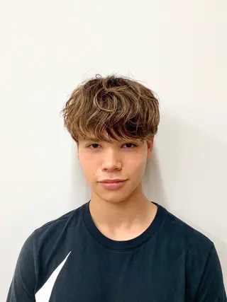 カラー メンズ うる艶ヘア♡韓国好き 透明感　shotaのヘアスタイル