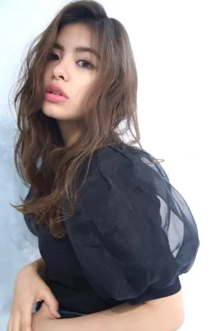 セミロング カラー パーマ ヘアアレンジ メンズ キッズ ネイル マツエク・マツパ EnBlesS西宮 マンツーマン神道有基のヘアスタイル