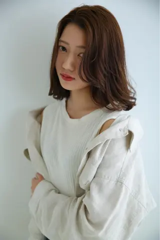 ミディアム 坪井 彰吾のヘアスタイル