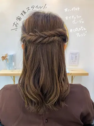 セミロング カラー CARICIA🌱 masaeのヘアスタイル