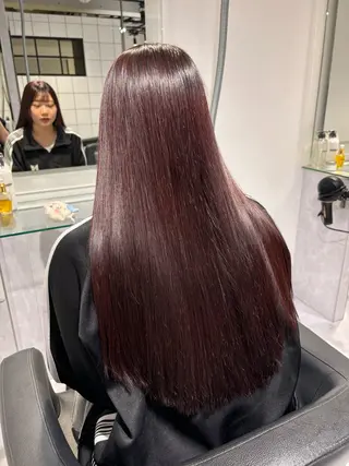 ロング カラー 表参道♡暗髪♡ 艶カラー♡アユミのヘアスタイル