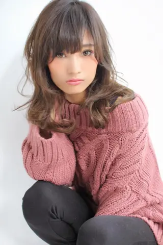 ミディアム onishi yoshinaoのヘアスタイル