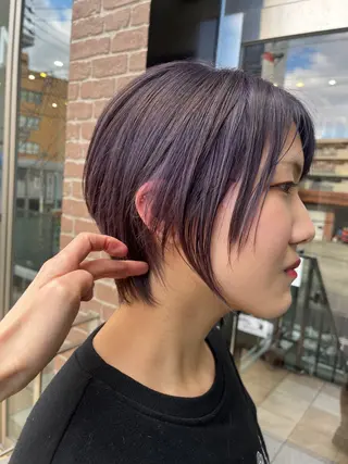 ショート カラー 久木原 ゆりのヘアスタイル