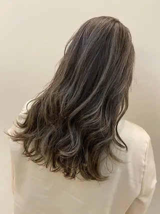 ロング カラー 松本 潔樹のヘアスタイル