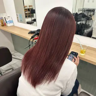 セミロング カラー ブリーチなし/レイヤ ー特化🌈Tommyのヘアスタイル