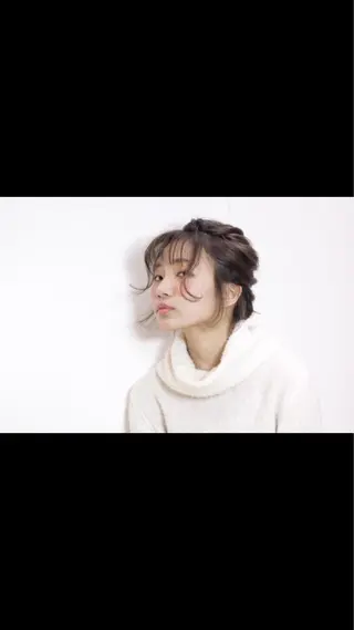 ショート ヘアアレンジ ミドウチ アヤカのヘアスタイル