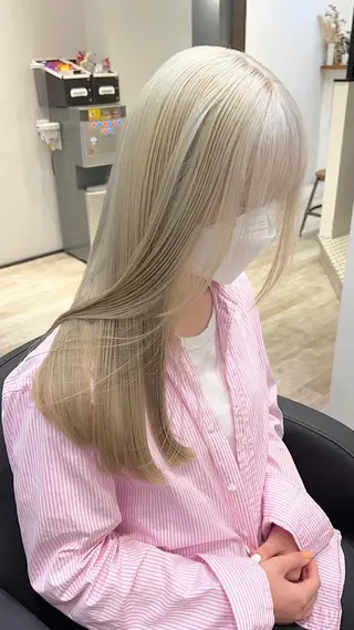 ロング カラー パーマ ヘアアレンジ メンズ キッズ ネイル マツエク・マツパ アイブロウ ブリーチ　ハイトーン 特化🌈フジタハルキのヘアスタイル