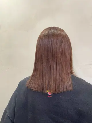 ミディアム カラー 伊藤 実悠/豊橋/ 髪質改善カラーのヘアスタイル