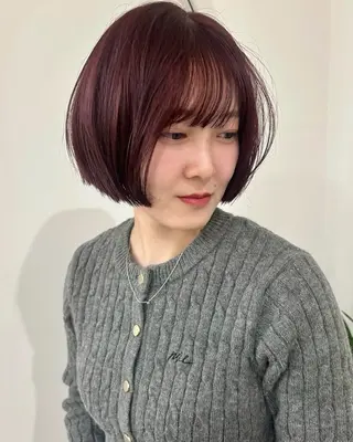 ショート 江坂/レイヤー/ボブ nacaのヘアスタイル