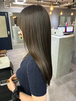 ロング カラー きよはらちさき🍑 柔らかカラー🌱🫧のヘアスタイル